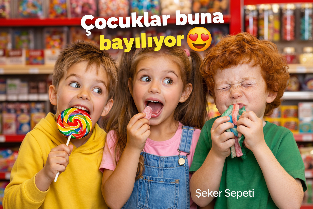 Şeker Sepeti Çocuklar Görseli