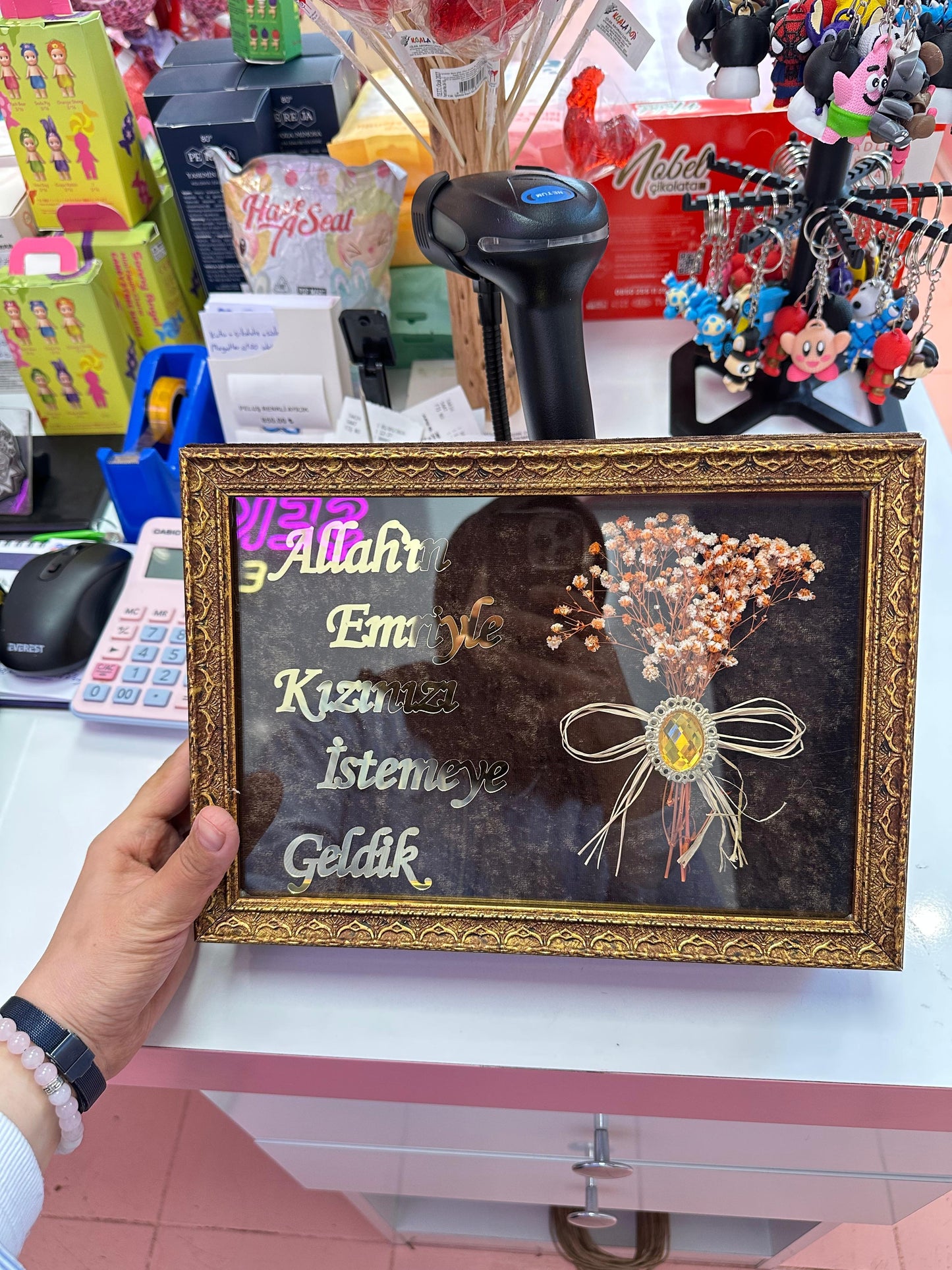Çerçeveli Kadife Kız İsteme Çikolatası